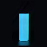 20oz Straight Sublimation GLOW IN THE DARK (White-Blue)